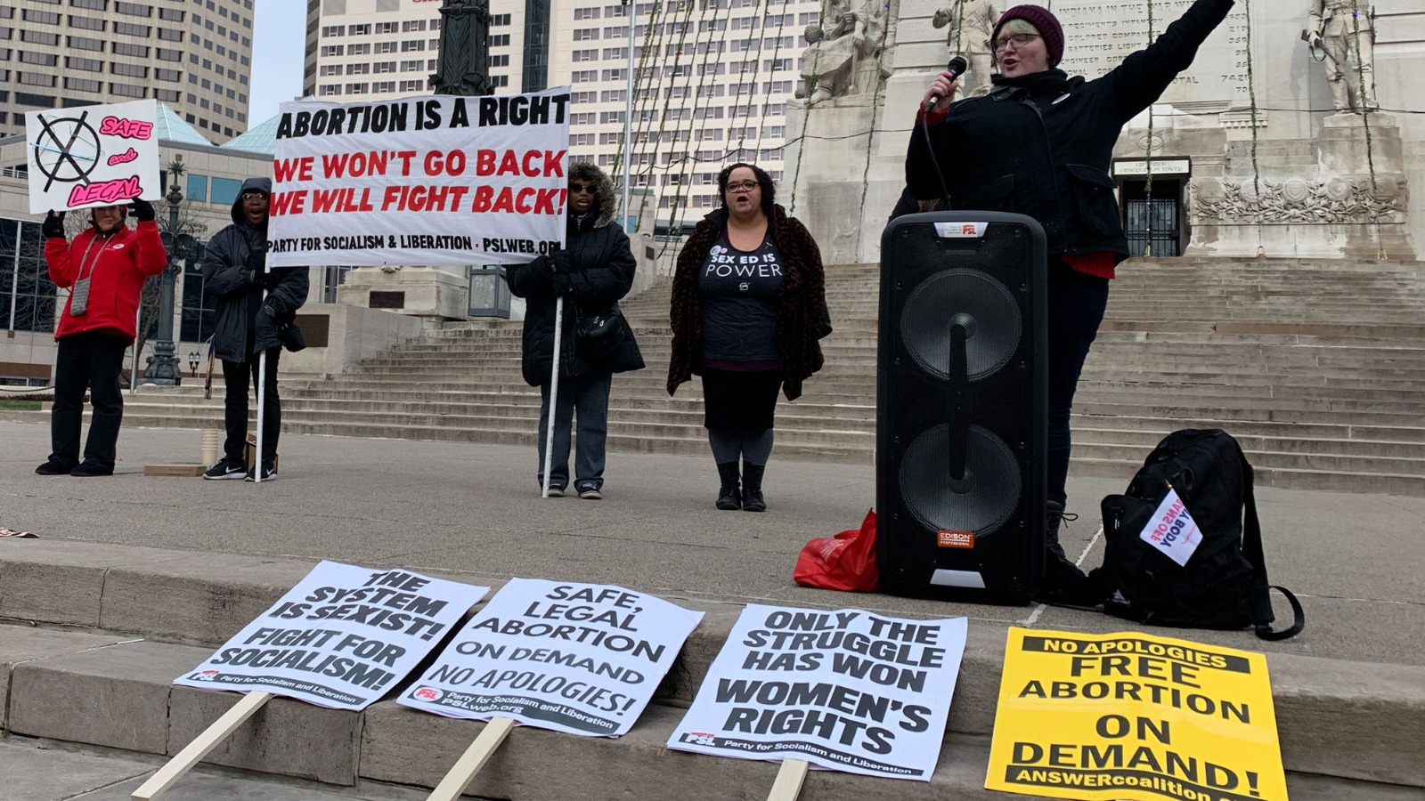 Indy marches for choice and reproductive justice! – Indianapolis Liberation  Center