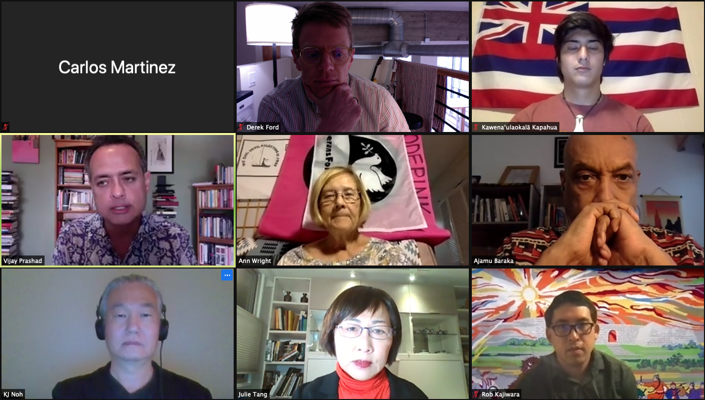 ANSWER Indiana organizer speaks on No Cold War webinar for a Peaceful Pacific