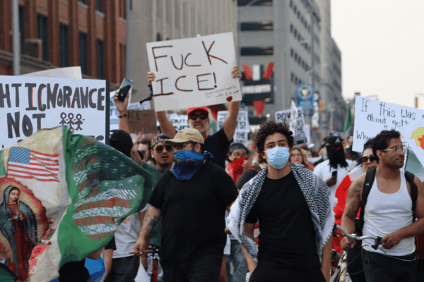 ALMA co-founder speaks at anti-ICE rally