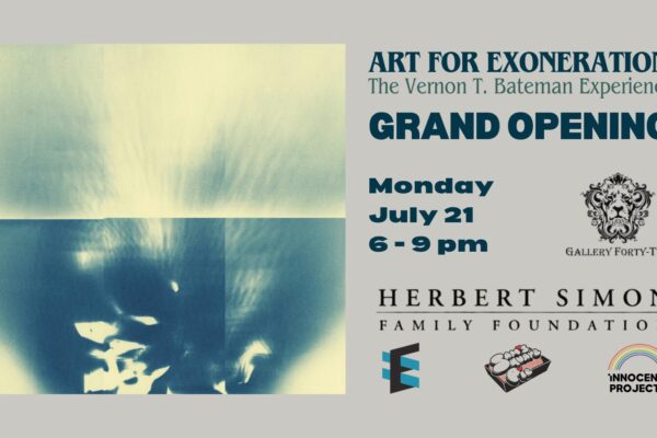 “Just beyond the senses:” Art for exoneration grand opening