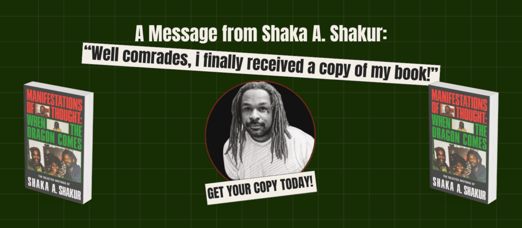 A message from Shaka after finally receiving his book