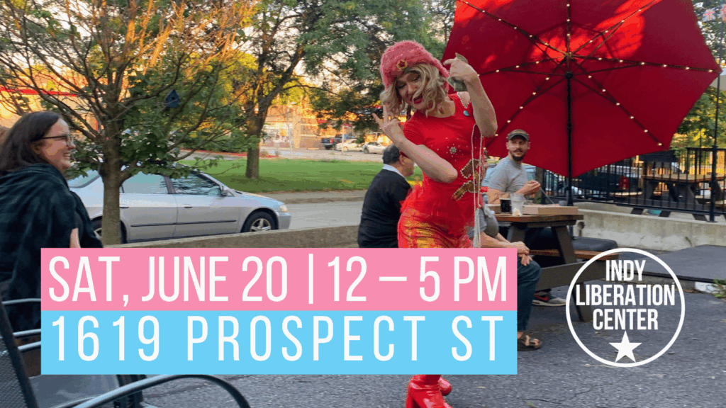 Trans pride “brick” party